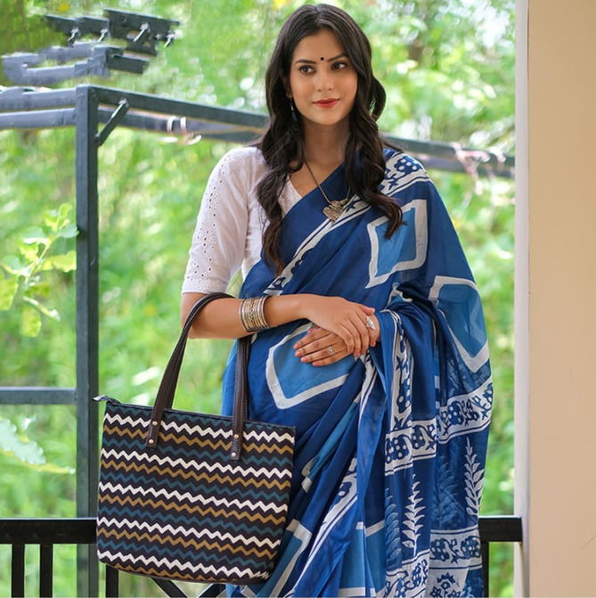 VK 4105 Printed Cotton Daily Wear Sarees Catalog